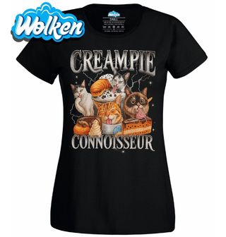 Dámské tričko Kočičí Mlsoun Creampie Connoisseur.jpg