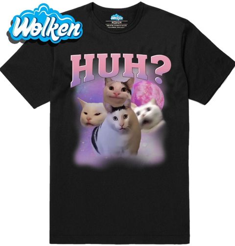 Obrázek produktu Pánské tričko Překvapená Kočka Huh? Cat