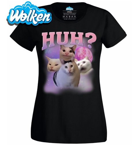 Obrázek produktu Dámské tričko Překvapená Kočka Huh? Cat