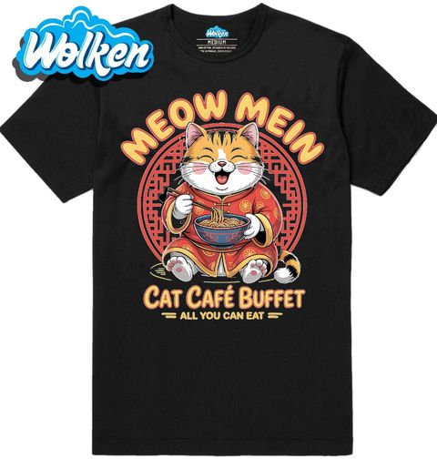 Obrázek produktu Pánské tričko Ramen Kočka v Kimonu Meow Mein