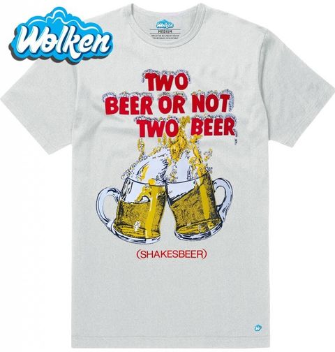 Obrázek produktu Pánské tričko "Dvě piva či žádný piva" Shakesbeer