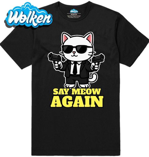Obrázek produktu Pánské tričko Kočičí Střelec Say Meow Again