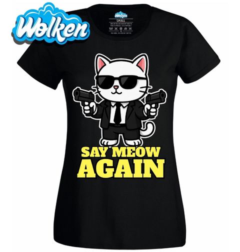 Obrázek produktu Dámské tričko Kočičí Střelec Say Meow Again