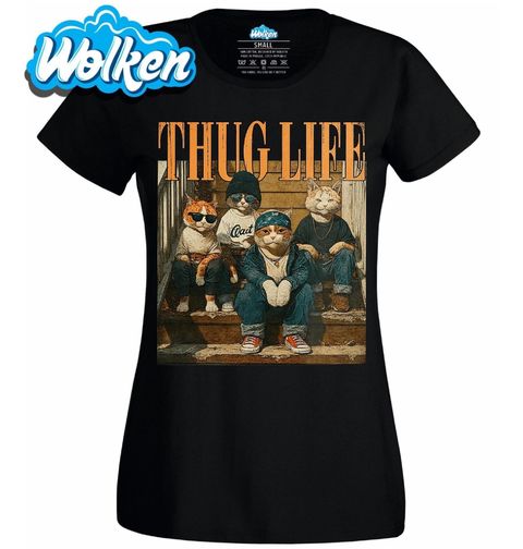 Obrázek produktu Dámské tričko Kočičí Gang z Ulice Thug Life