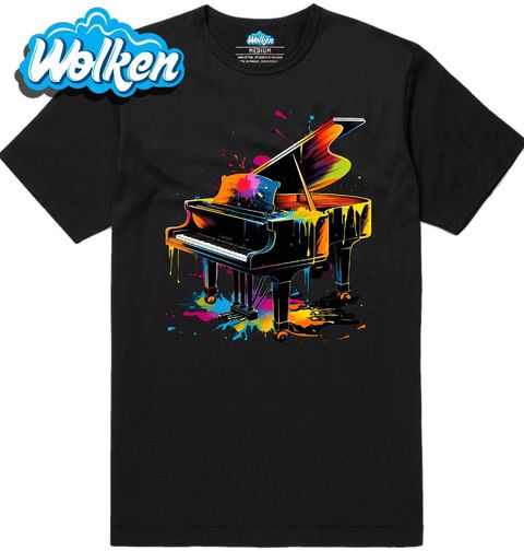 Obrázek produktu Pánské tričko Barevné Piano Exploze Tónů