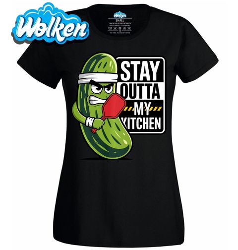 Obrázek produktu Dámské tričko Bojová Okurka Stay Outta My Kitchen