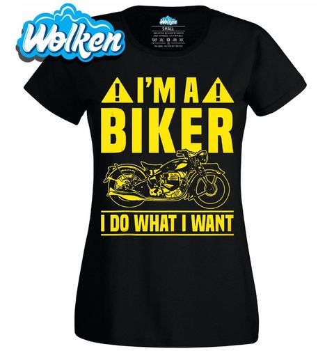 Obrázek produktu Dámské tričko Jsem motorkář! Dělám si, co chci!