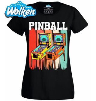 Dámské tričko Retro Pinball Automat.jpg
