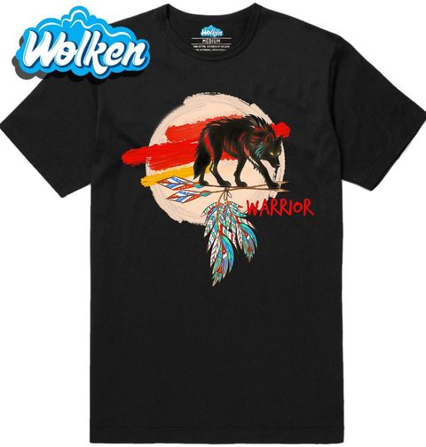 Obrázek produktu Pánské tričko Vlčí Duch Válečníka Warrior Wolf