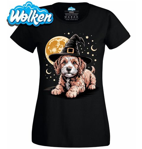 Obrázek produktu Dámské tričko Čarodějův pes Goldendoodle