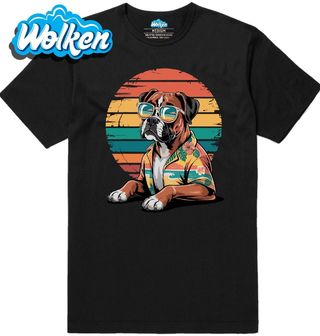 Pánské tričko Retro Plážový Pes Boxer.jpg