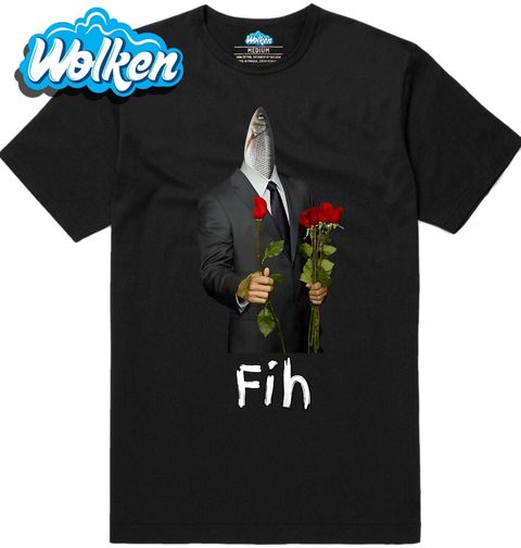 Obrázek produktu Pánské tričko Ryba s Růžemi Gentleman Fih