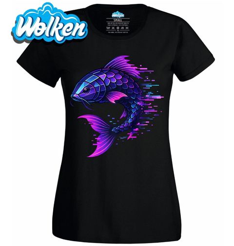 Obrázek produktu Dámské tričko Pixelový Kapr Koi Vaporwave