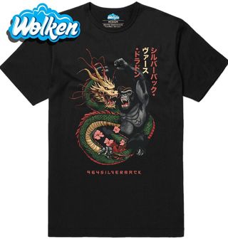 Pánské tričko Silverback vs. Dragon.jpg