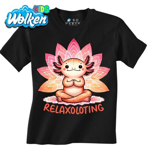 Obrázek produktu Dětské tričko Meditující Axolotl Relaxoloting