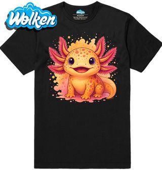 Pánské tričko Usměvavý Axolotl mexický.jpg