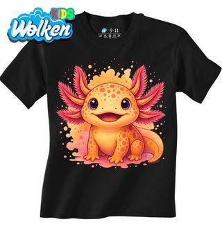 Dětské tričko Usměvavý Axolotl mexický.jpg
