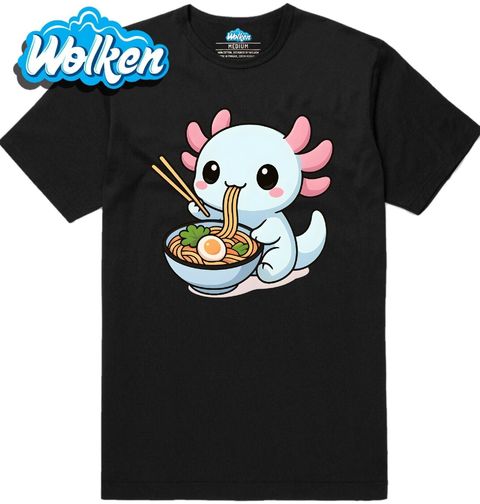 Obrázek produktu Pánské tričko Hladový Axolotl s Ramenem