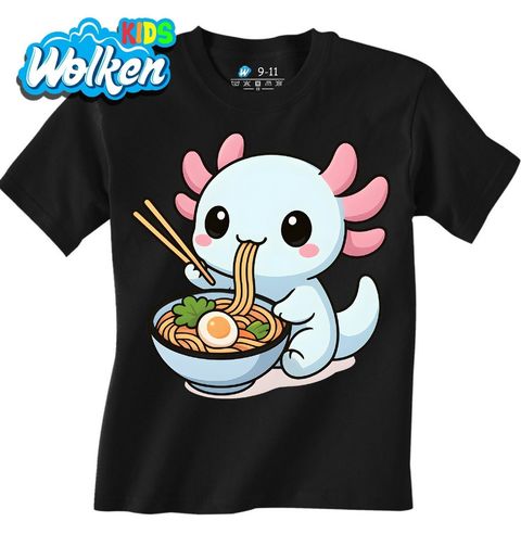 Obrázek produktu Dětské tričko Hladový Axolotl s Ramenem
