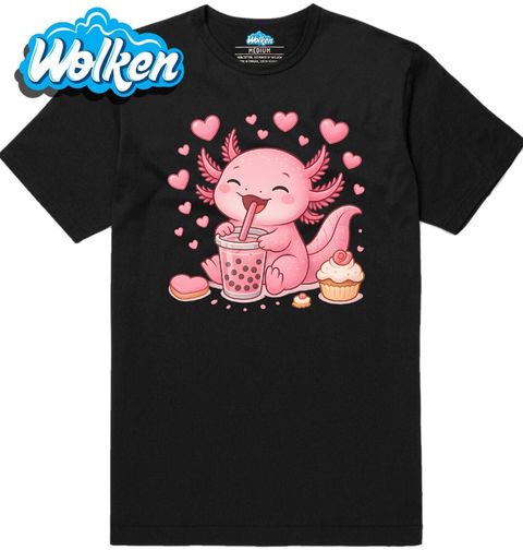 Obrázek produktu Pánské tričko Axolotl mexický s Bubble Tea