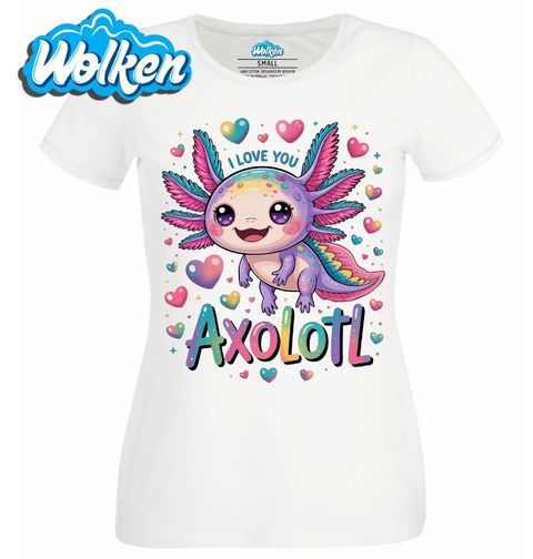 Obrázek produktu Dámské tričko Axolotl mexický I Love You