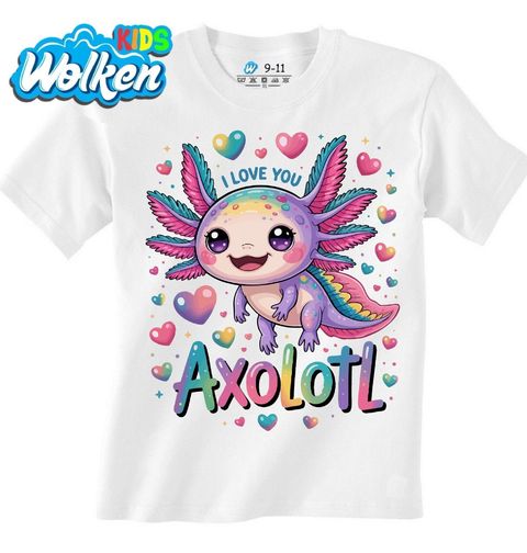 Obrázek produktu Dětské tričko Axolotl mexický I Love You