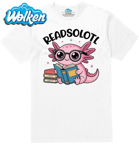 Obrázek produktu Pánské tričko Čtenář Axolotl mexický Readsolotl