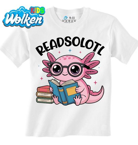 Obrázek produktu Dětské tričko Čtenář Axolotl mexický Readsolotl