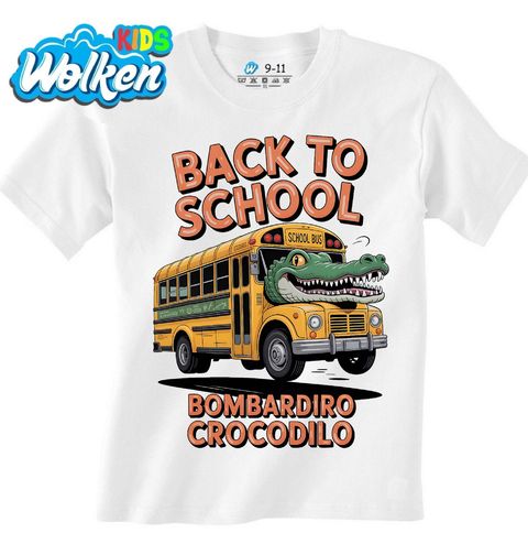Obrázek produktu Dětské tričko Školní Bombardiro Crocodilo Back to School