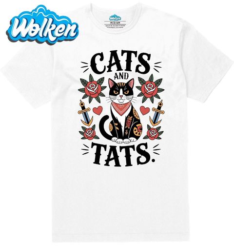 Obrázek produktu Pánské tričko Kočka s Tetováním Cats and Tats