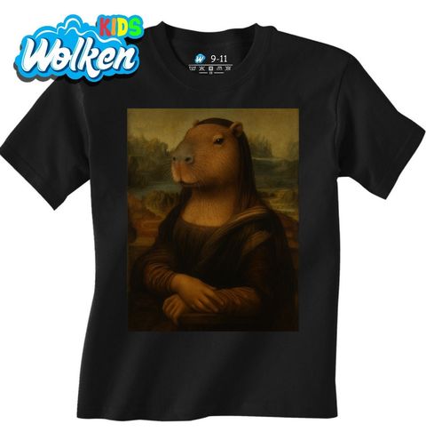 Obrázek produktu Dětské tričko Kapybara Mona Lisa