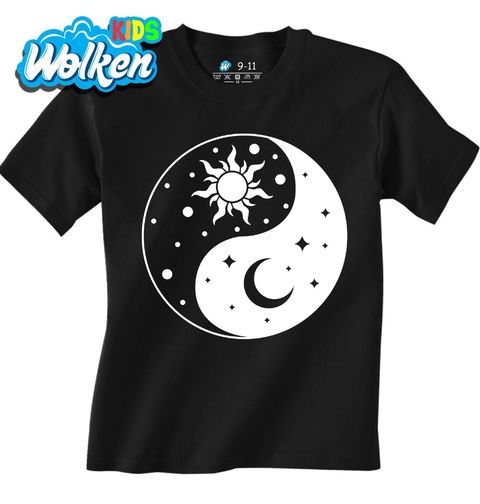 Obrázek produktu Dětské tričko Jin a Jang Slunce a Měsíc Yin Yang Sun and Moon