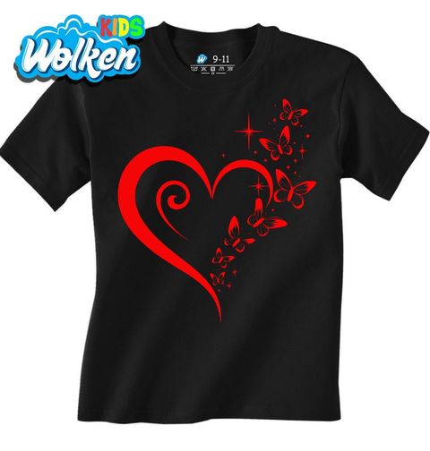 Obrázek produktu Dětské tričko Srdce z Motýlů Heart Butterflies