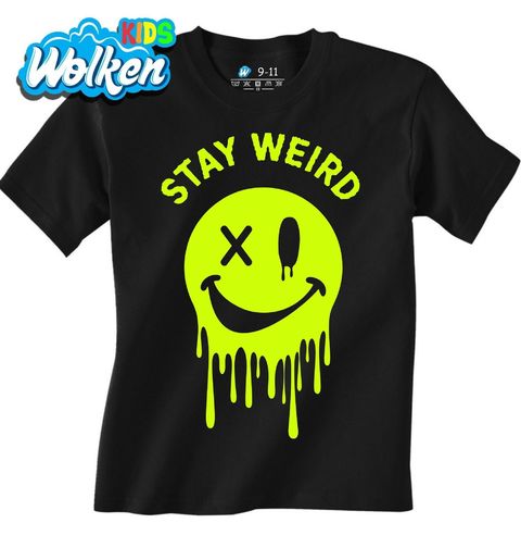 Obrázek produktu Dětské tričko Buď divný Rozteklý Smajlík Melting Smiley Stay Weird