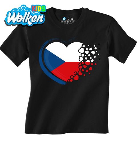 Obrázek produktu Dětské tričko České srdce Czech Love Flag