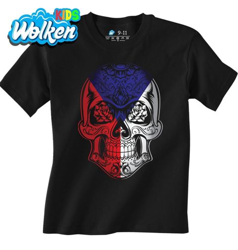 Obrázek produktu Dětské tričko Květinová Lebka Česko Czech Sugar Skull
