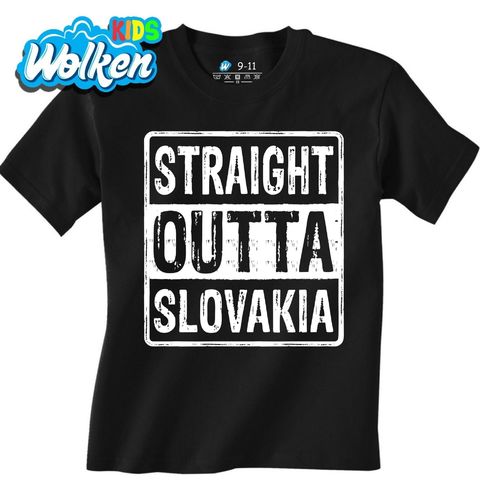Obrázek produktu Dětské tričko Přímo ze Slovenska Straight Outta Slovakia