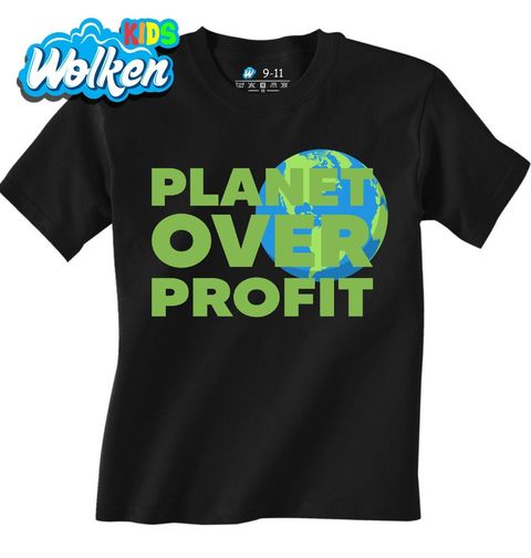 Obrázek produktu Dětské tričko Planeta před ziskem Planet Over Profit