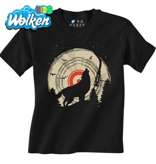 Dětské tričko Vinylový Vlk Vinyl Wolf.jpg