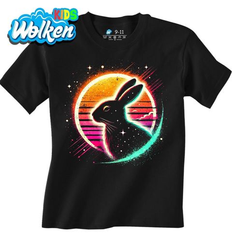 Obrázek produktu Dětské tričko Neonový Králík Cosmic Rabbit