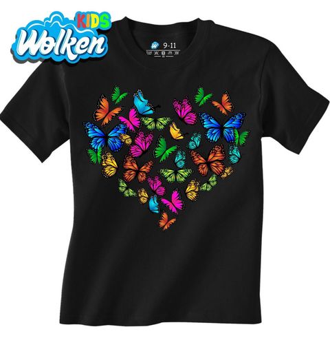 Obrázek produktu Dětské tričko Srdce z Motýlů Butterfly Heart