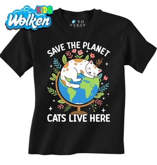Dětské tričko Zachraňte Kočičí Planetu.jpg
