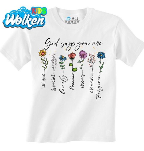 Obrázek produktu Dětské tričko Bůh říká, že jsi... God Says You Are