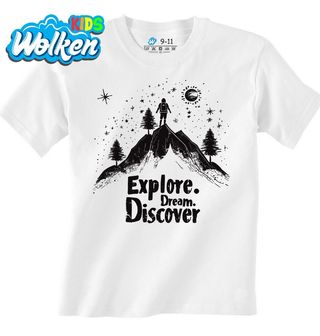 Dětské tričko Hory pod Hvězdami Explore Dream Discover.jpg