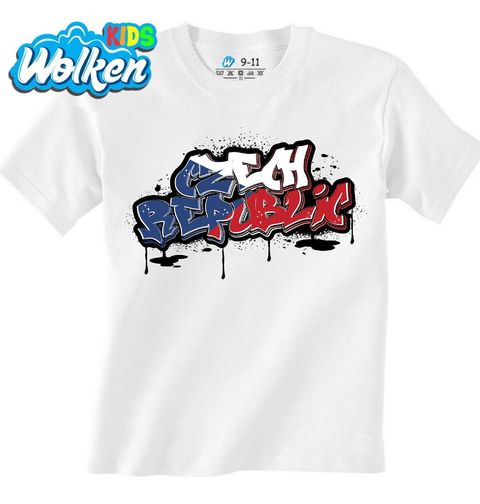 Obrázek produktu Dětské tričko Česko Graffiti na zdi