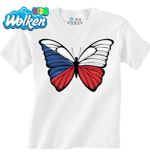 Obrázek produktu Dětské tričko Motýl Česka Czech Butterfly