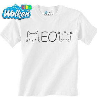 Dětské tričko Kočičí Mňau Meow.jpg
