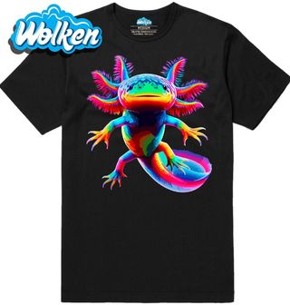 Pánské tričko Barevný Podvodní Axolotl.jpg