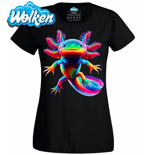 Obrázek produktu Dámské tričko Barevný Podvodní Axolotl
