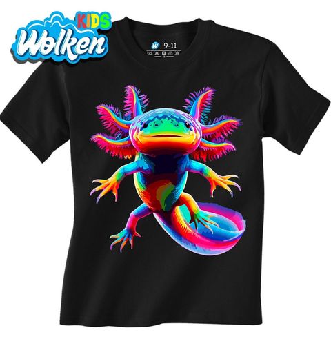 Obrázek produktu Dětské tričko Barevný Podvodní Axolotl